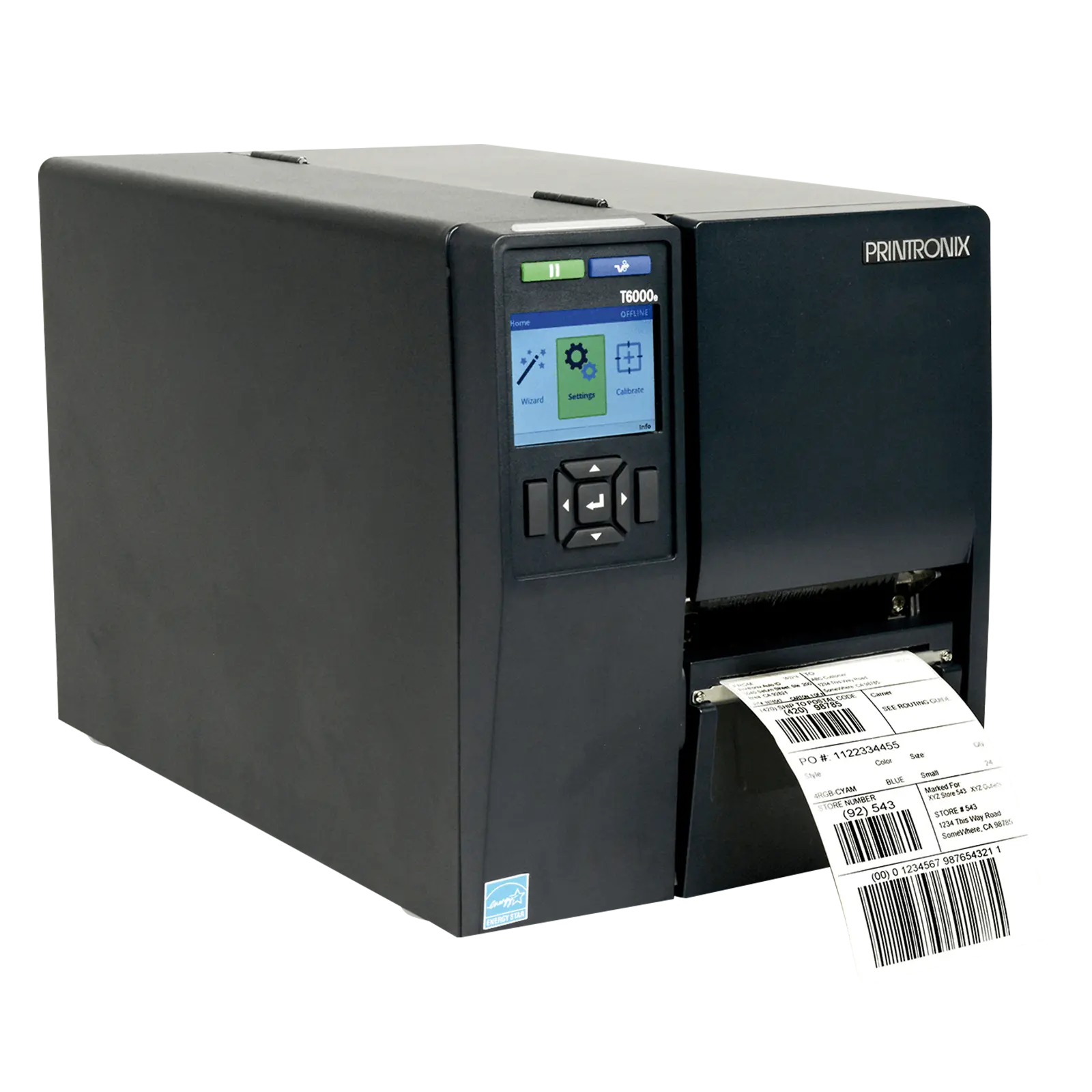 Etikettskrivare, Industri, DT & TT, USB, LAN, Printronix T6000