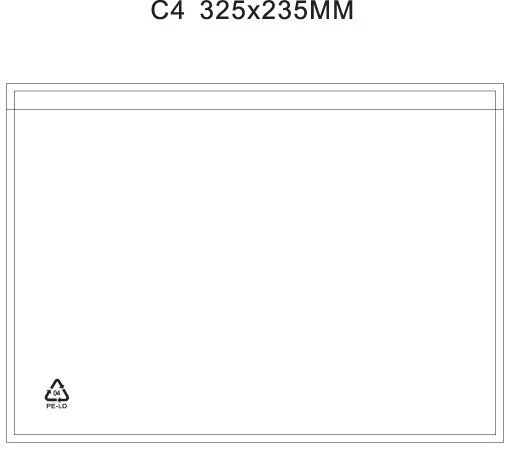 Packsedelskuvert, C4, Utan tryck, 325x235 mm, 500 st