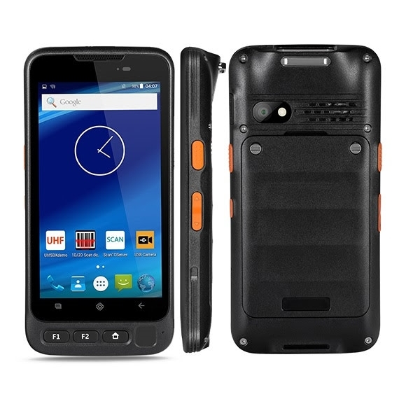 Handdator, Ruggad smartphone med inbyggd scanner, 5,0 tum, Android 7.0, 4000 mAh, CUSTOM Ranger Pro