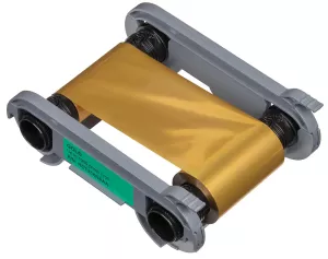 Guld monokromt färgband, Evolis Primacy 2