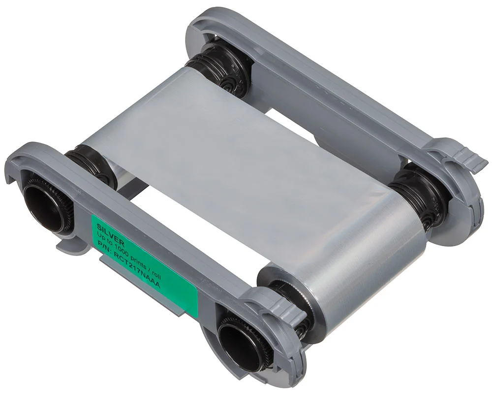 Silver monokromt färgband, Evolis Primacy 2