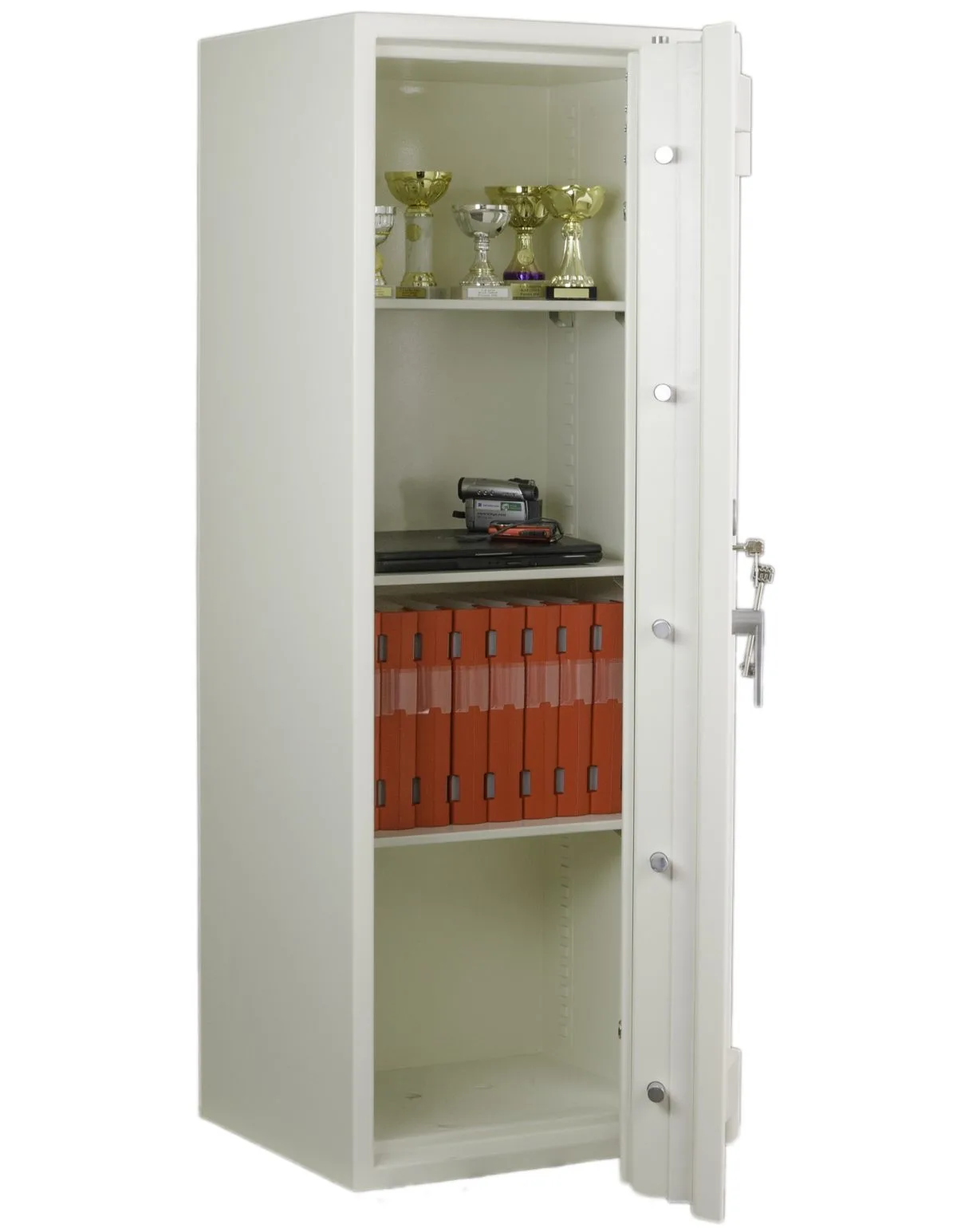 Stöldskyddsskåp med brandskydd, EN-14450 S2, 60P, D59-S2