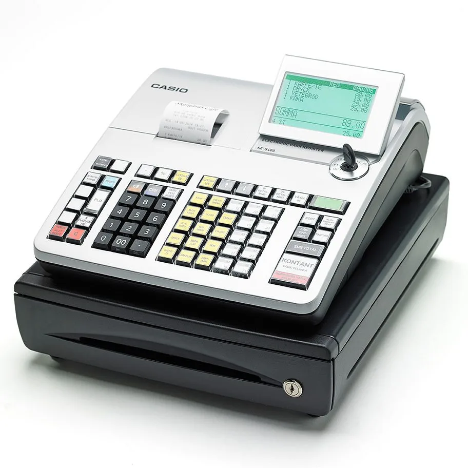 Programmering av Casio kassaregister