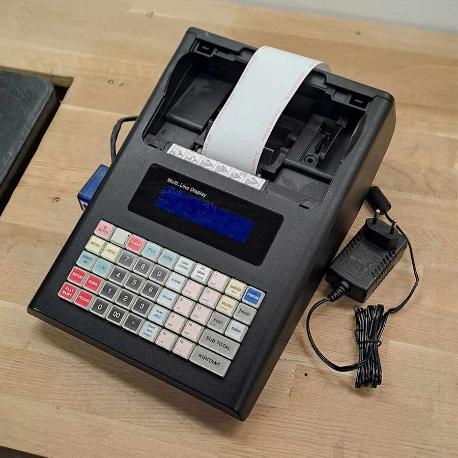 Batteridriven kassa, inkl. kontrollenhet, Sam4s ER-230EJ (BEG.)