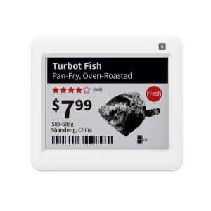 Elektronisk etikett (ESL), 4,2 tum, 4-färgig (svart, vit, röd, gul), E-ink, Opticon SE-420RY