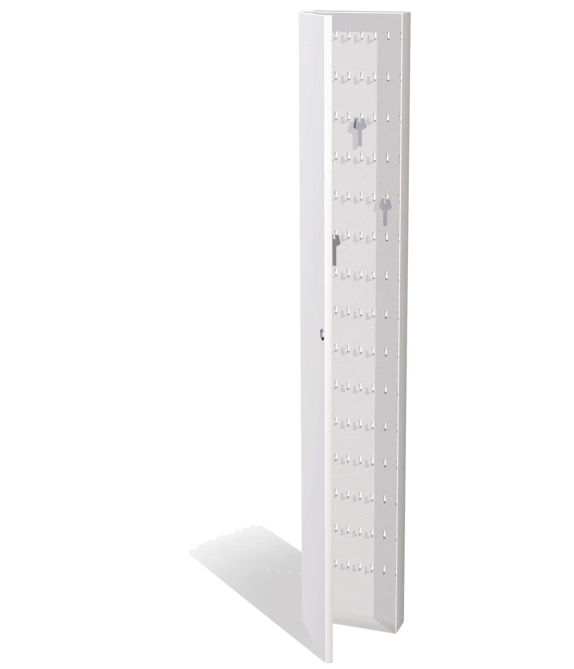 Långt nyckelskåp, Avlångt, 169 krok, L-208