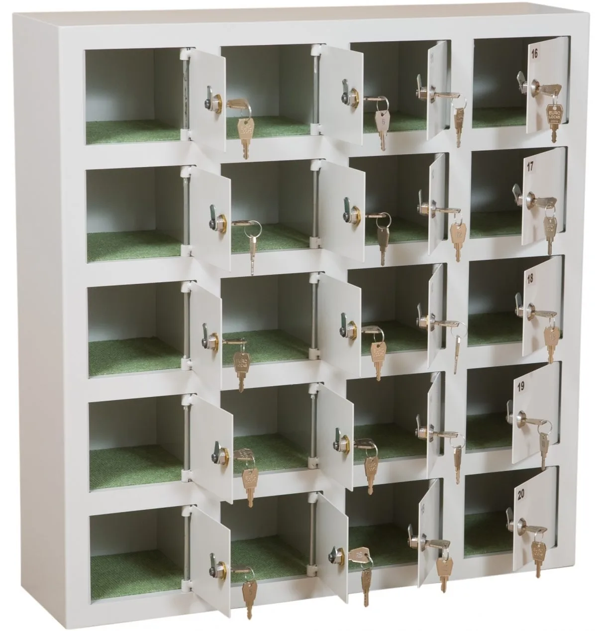 Mobilförvaringsskåp, 20 fack, Småfacksskåp för telefoner, SMG-20N