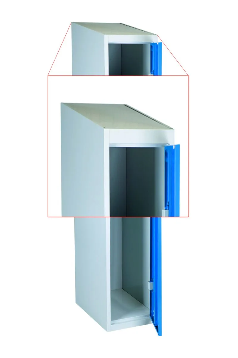 Sluttande tak för klädskåp LS21, LS22 & LS24