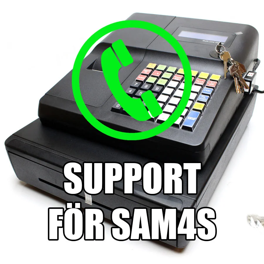 Support på kassaregister, Sam4s ER-260EJ, ER-230EJ
