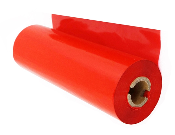 Röda färgband, ARMOR APR 5, Vax/harts (resin), 110 mm x 300 m Ø 25,4 mm