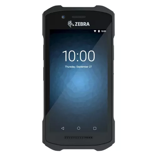 Datainläsning med ruggad handdator, 5,0", VoWiFi, NFC, GPS, Android 10, 3100 mAh, 13 MP kamera, Zebra TC21