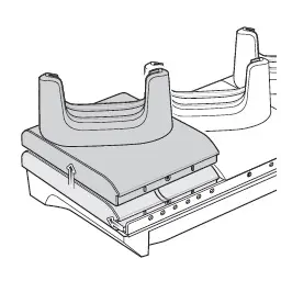 Uppgraderingskit/adapter för ShareCradle laddningsstation, Zebra TC53 & TC58