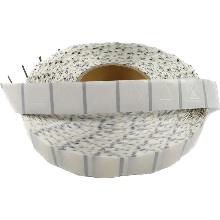 Taktila varningsetiketter med varningstriangel, 21x21 mm, SS-EN ISO 11683