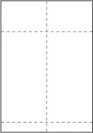 Fraktetiketter, A4, Posten, Schenker, 105x270 mm, 500 st ark