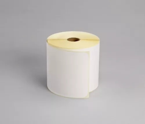 Transportetiketter, Rulle, Perf, Bussgods/Schenker, 105x251Ø25 mm, 300 st/rulle