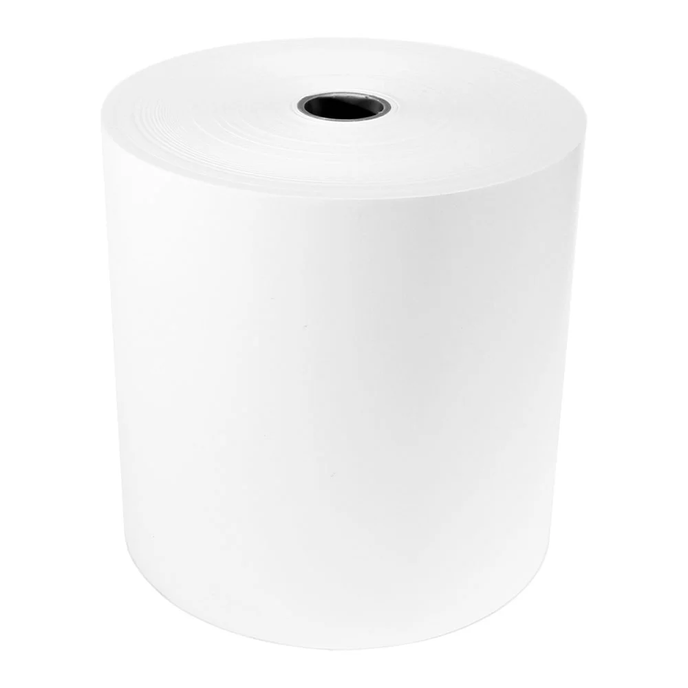 Vita kvittorullar till kvittoskrivare, Bredd: 80 mm, Längd: 56 m