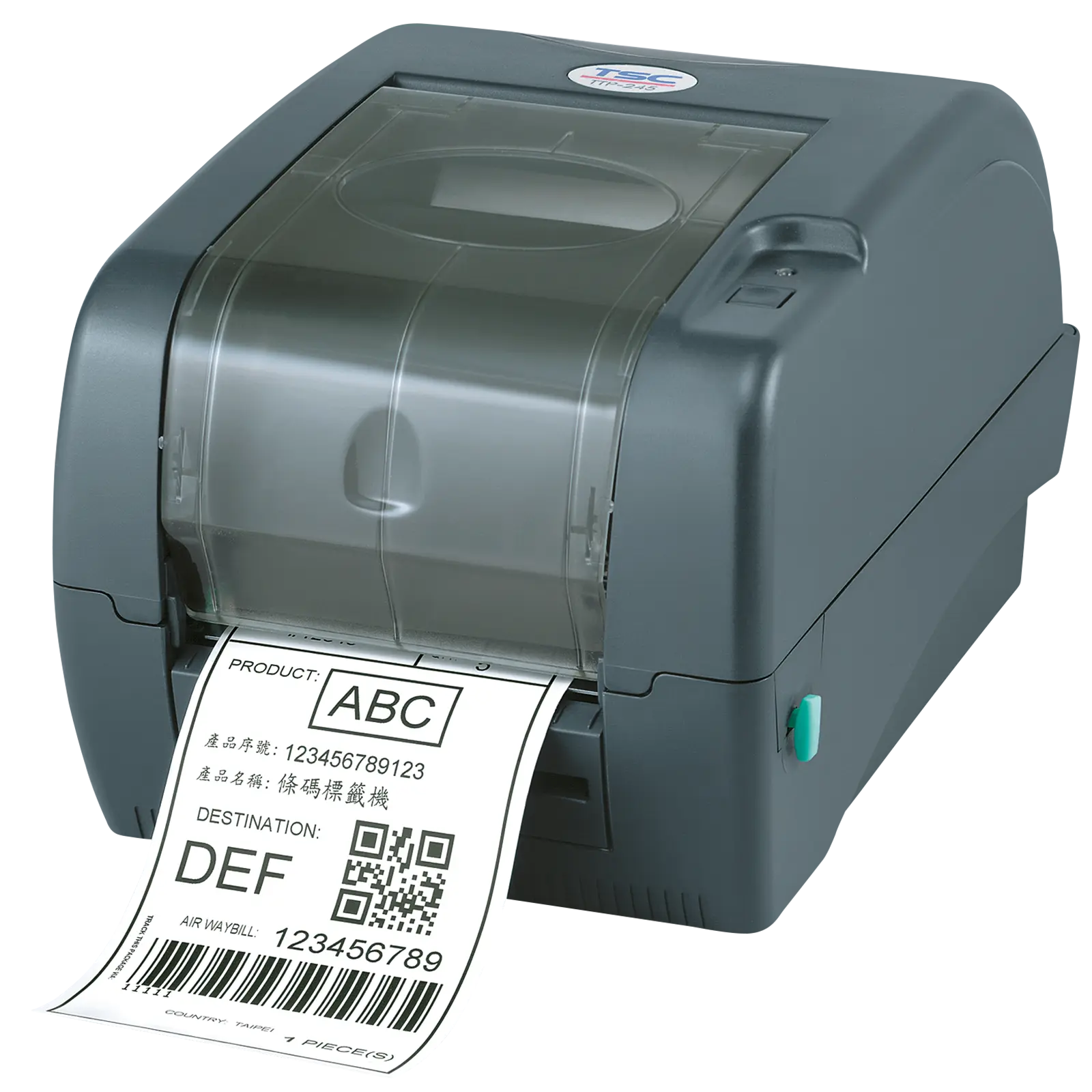 Etikettskrivare, TT, USB, RS232 & Ethernet (LAN) TSC TTP-247