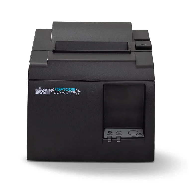 Kvittoskrivare, Bluetooth (iOS), Zettle-godkänd, Star TSP143IIIBi