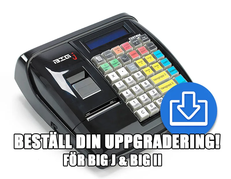 Uppgradering av Custom Big J, Big II och Big II Touch