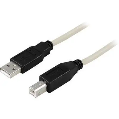 USB 2.0-kabel, Typ A hane - Typ B hane, 2 m