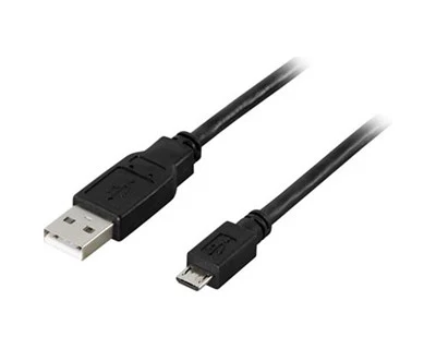 USB 2.0 kabel, Typ A hane - Micro B hane, 3 meter