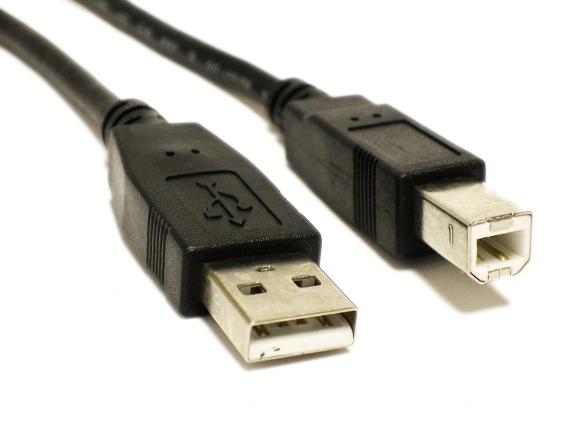 USB-kabel, Typ B till typ A, 2 meter