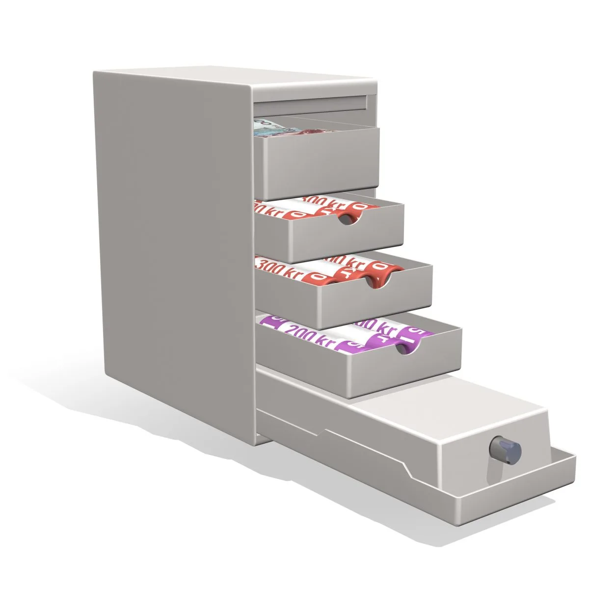 Växelbox med elkodlås, VSKN