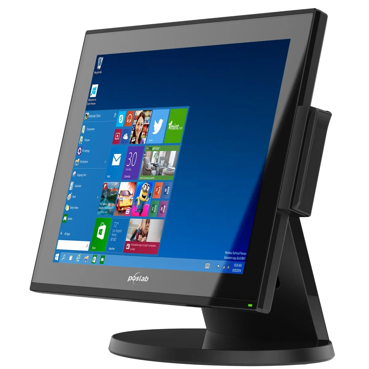 POS-dator, Kassadator, 15, Pekskärm, 2 GB RAM, 64 GB SSD, Poslab WavePos 66