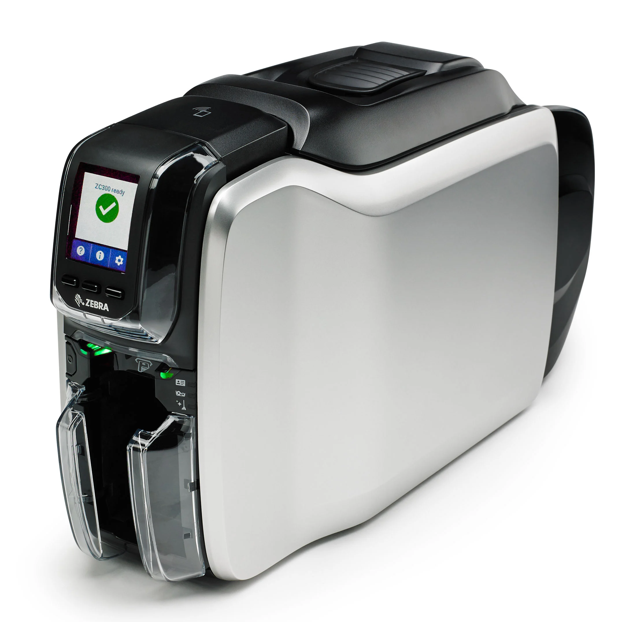 Kortskrivare med display, USB, LAN, Zebra ZC300