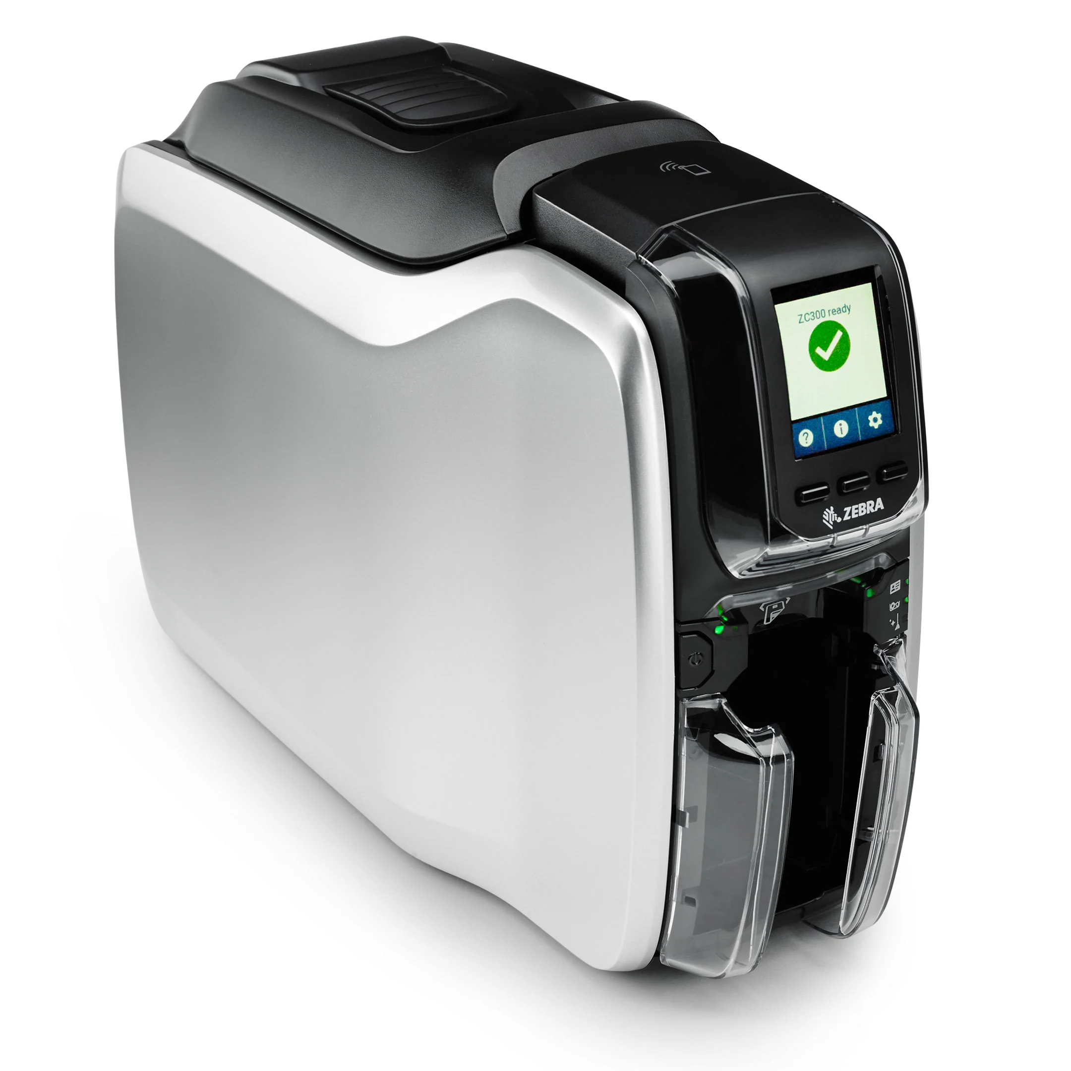 Kortskrivare med display, USB, LAN, Zebra ZC300