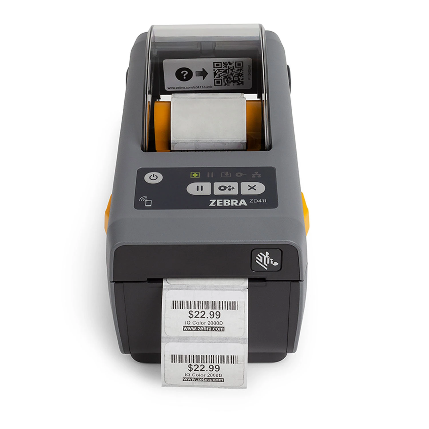 Etikettskrivare för prislappar och streckkoder, USB, Bluetooth, LAN, WiFi, Zebra ZD411d