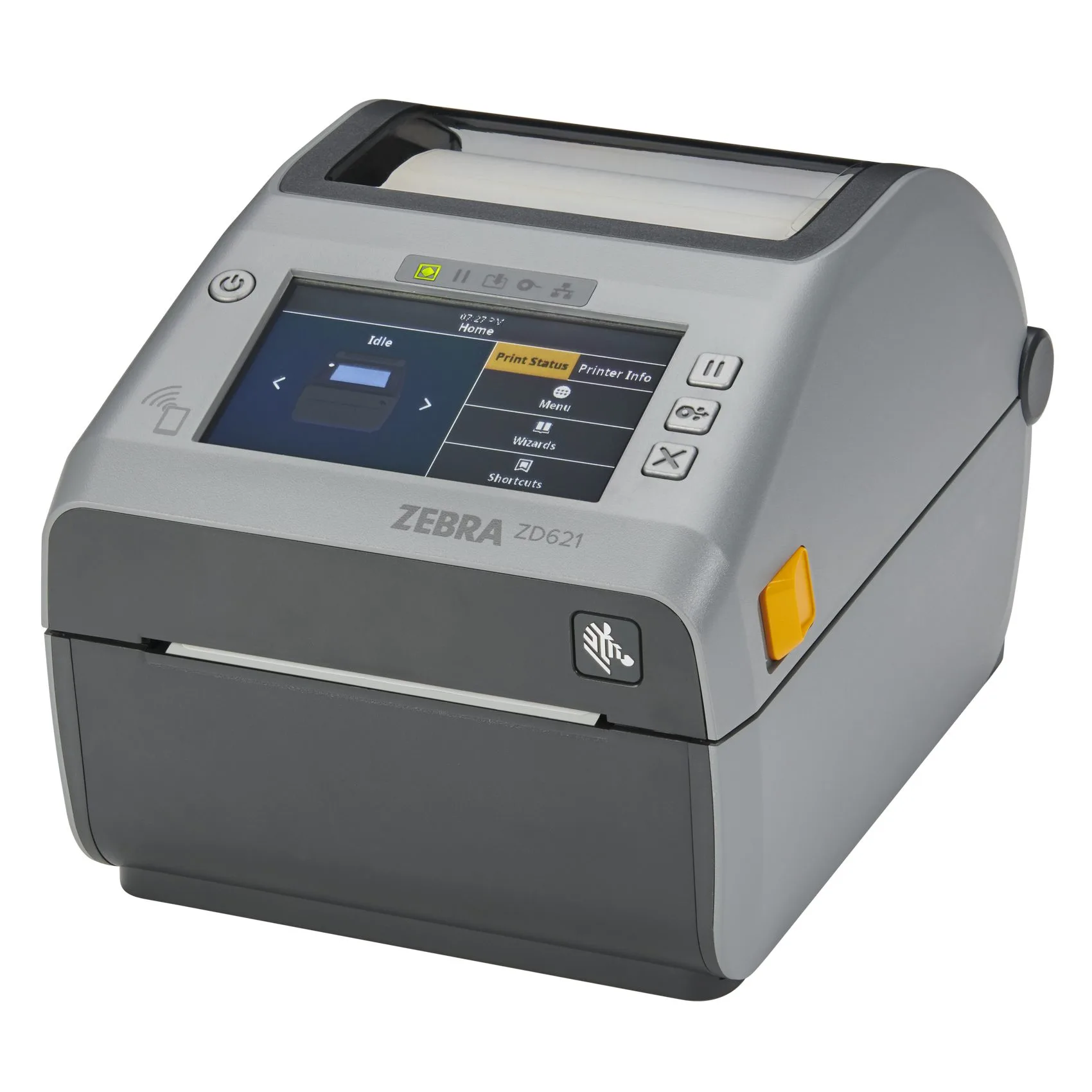 Etikettskrivare med display, DT, USB, RS232, LAN, Bluetooth, WiFi, Zebra ZD621d