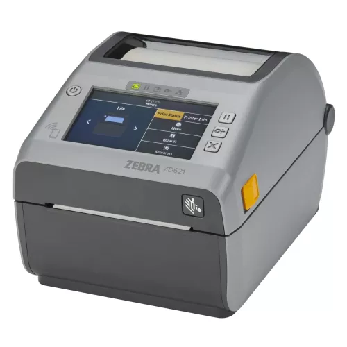 Etikettskrivare med display, DT, USB, RS232, LAN, Bluetooth, WiFi, Zebra ZD621d