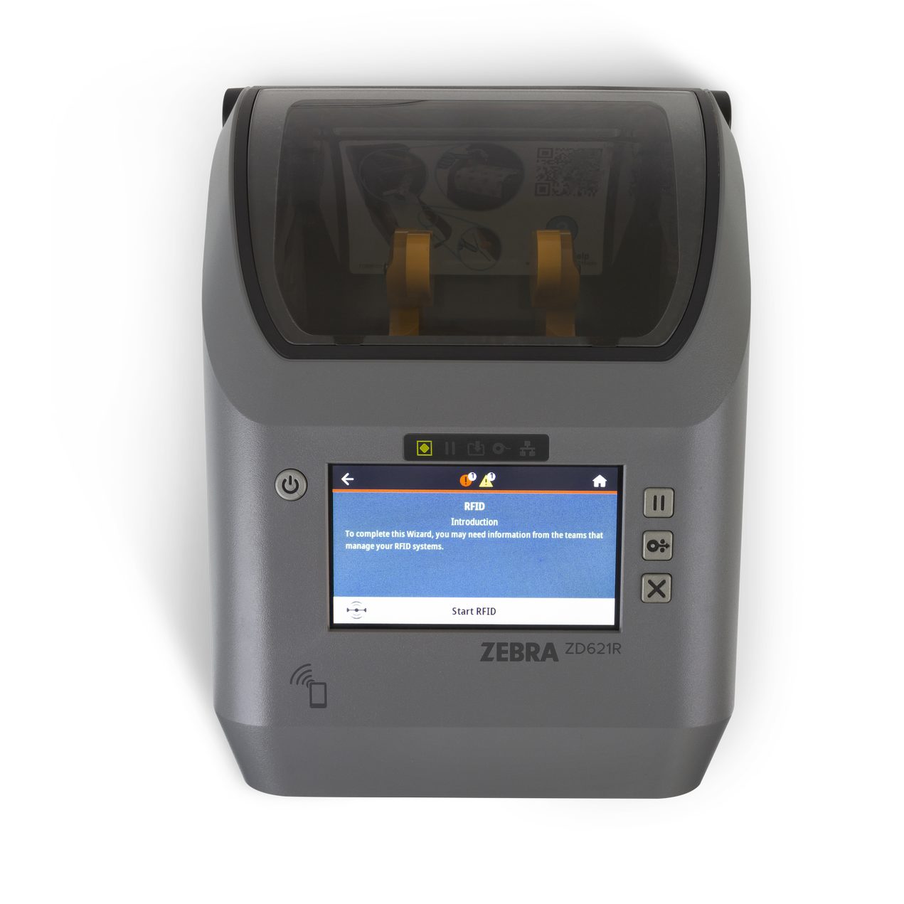 Zebra RFID-skrivare med färgdisplay, USB, LAN, WiFi, Bluetooth, Zebra ZD621R