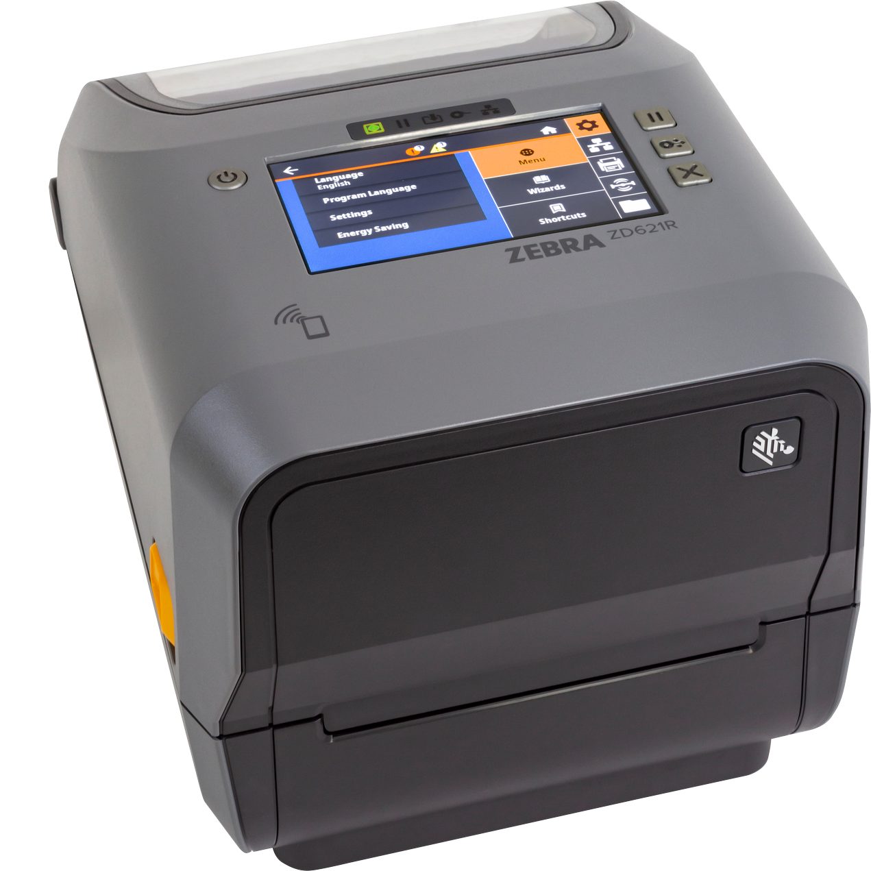Zebra RFID-skrivare med färgdisplay, USB, LAN, WiFi, Bluetooth, Zebra ZD621R