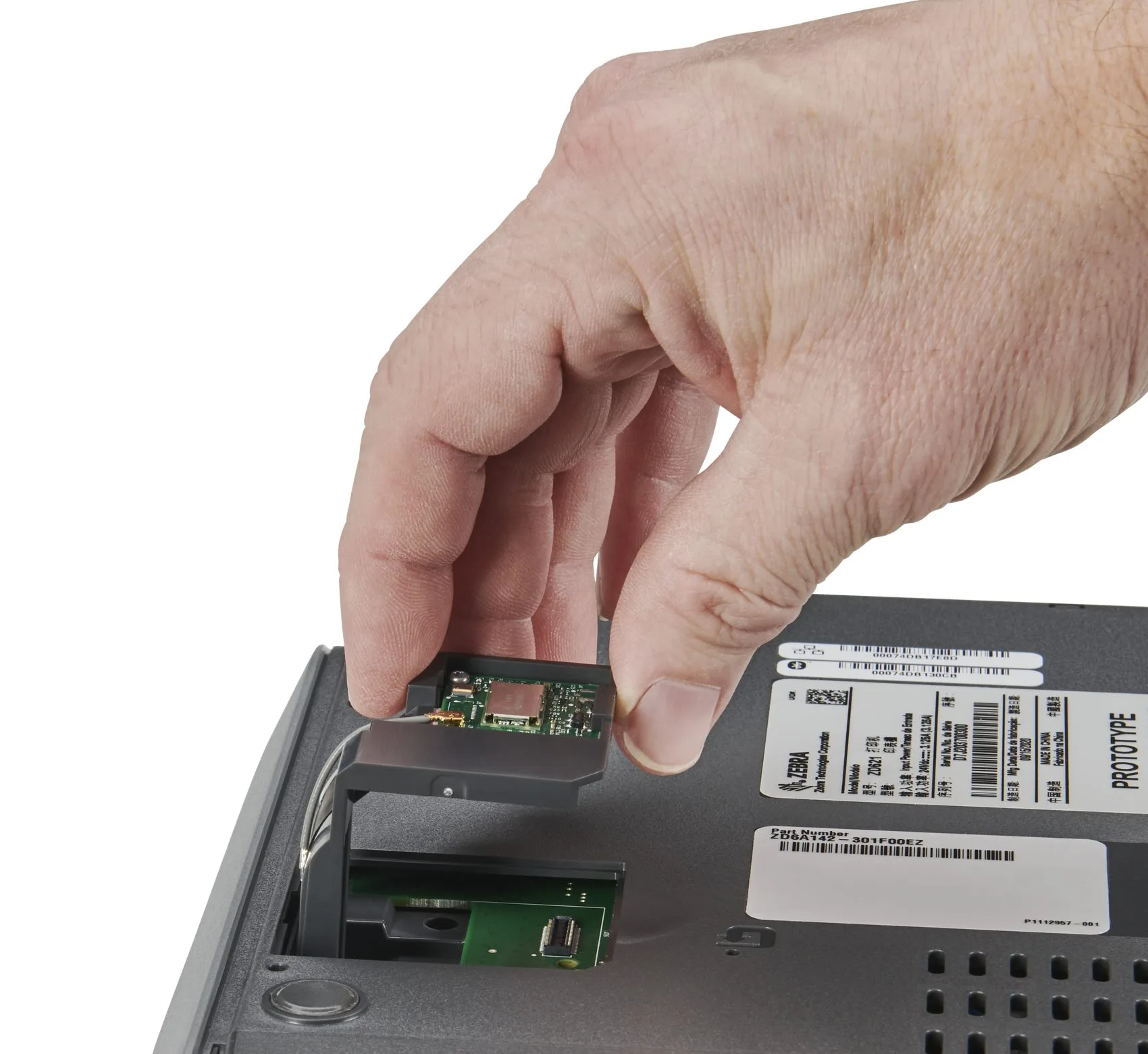 WiFi-kort för Zebra etikettskrivare, ZD421d, ZD421t & ZD621d