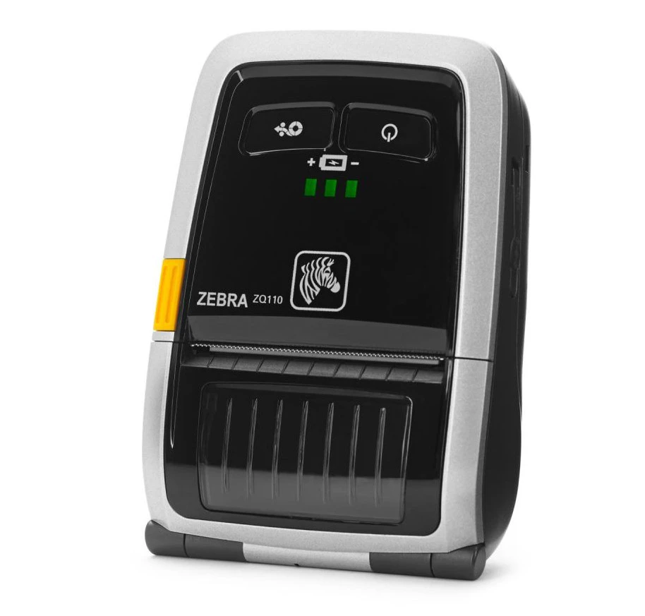 Kvittoskrivare, Mobil, Trådlös, Bluetooth, WiFi, Zebra ZQ110