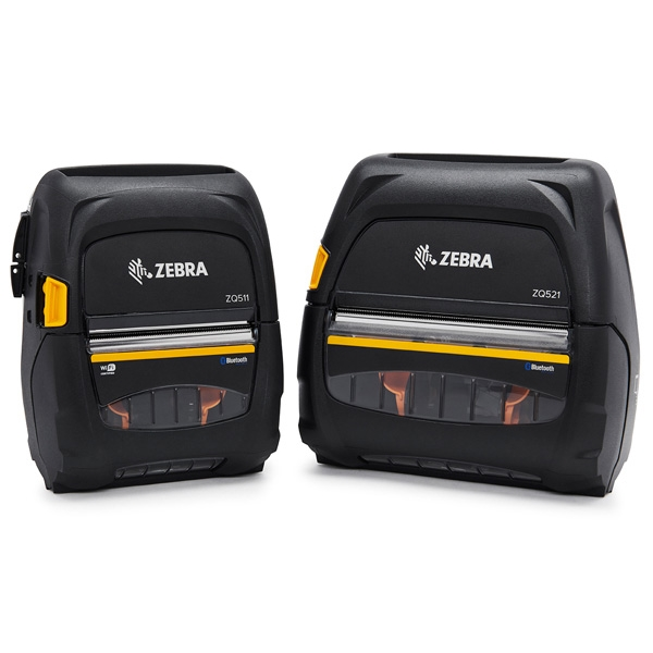 Mobil etikettskrivare, Ruggad, DT, Bluetooth, WiFi, Zebra ZQ521