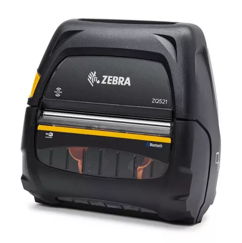 Mobil etikettskrivare, Ruggad, DT, Bluetooth, WiFi, Zebra ZQ521