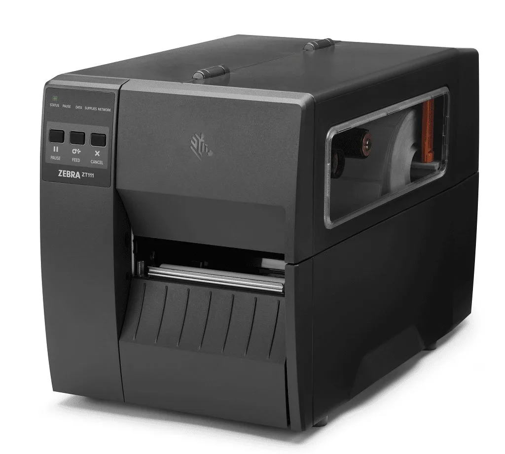 Etikettskrivare, Direkttermo, USB, RS232, LAN (ethernet), Zebra ZT111d