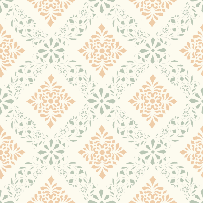 Tapet Dellen/ Grön Gul