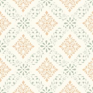 Tapet Dellen/ Grön Gul