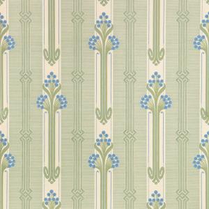 Tapet Nergården/ Blå-Grön