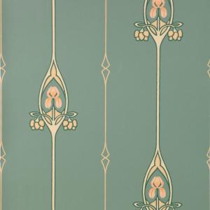 Tapet Gamla Grand/ Grön