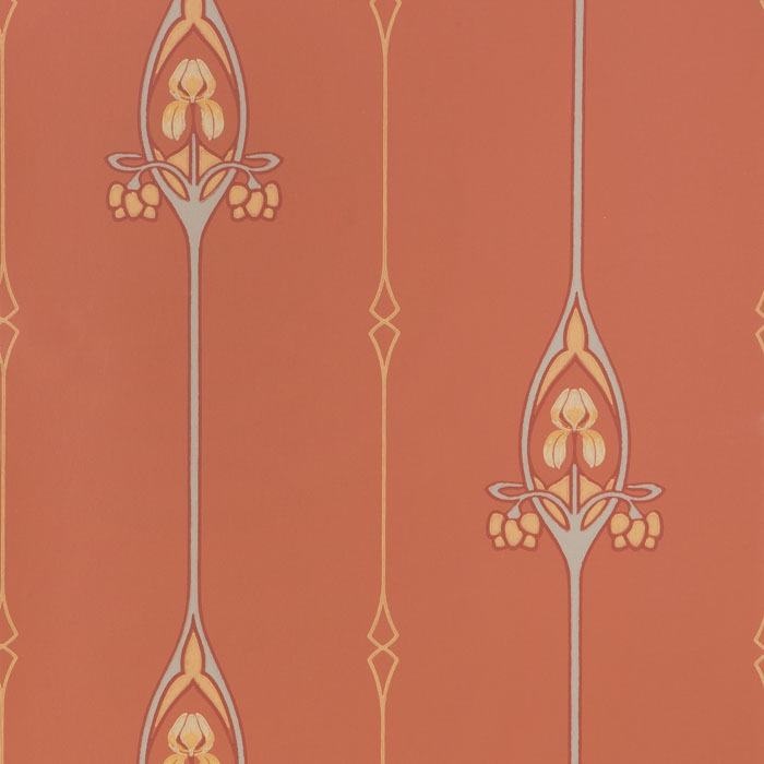 Tapet Gamla Grand/ Röd