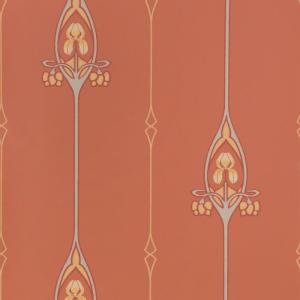 Tapet Gamla Grand/ Röd