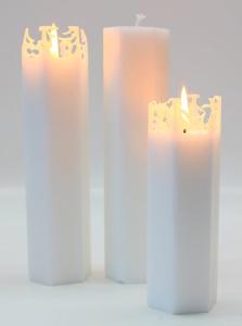 Blockljus/ Spindelvävsljus/ Stearinljus