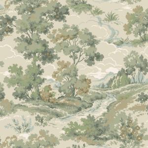 Tapet Boulognerskogen/ Grön