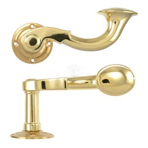 Dörrtrycke/ dörrhandtag komplett/ Handtag/ Posthornstrycke