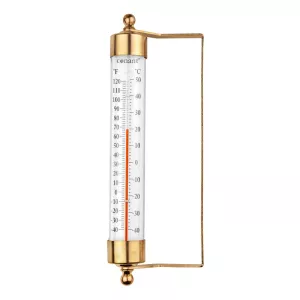 Termometer/ Klassisk mässing